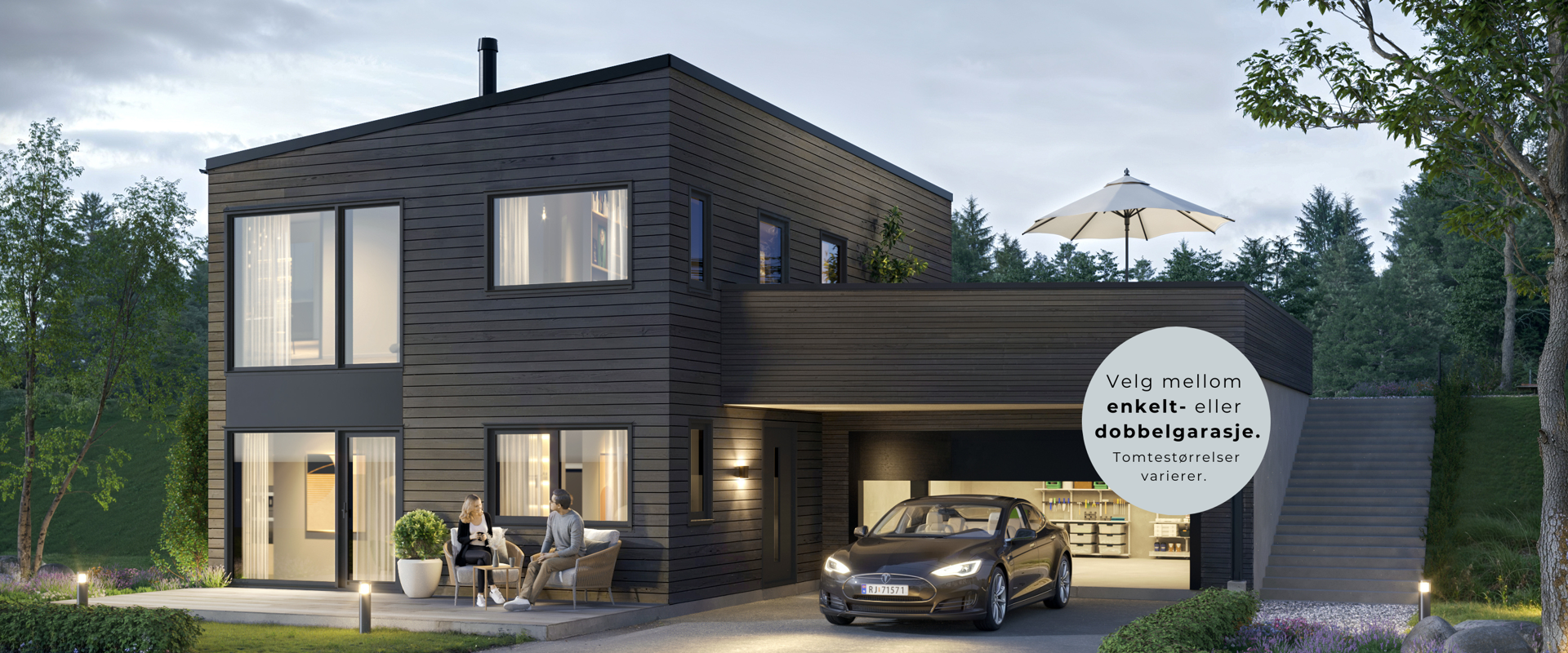 Enebolig Støle 130 for tilbakefylt tomt